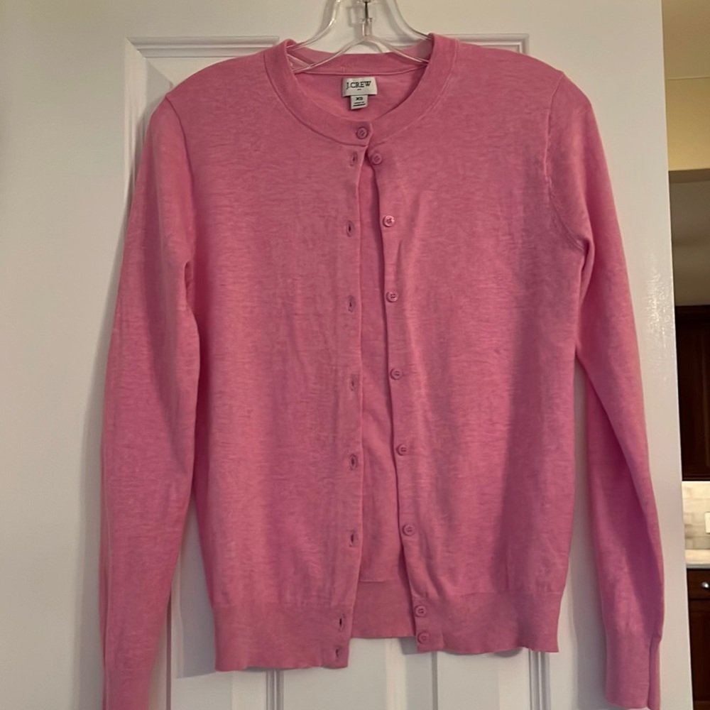 J. Crew Pink Women's Cardigan